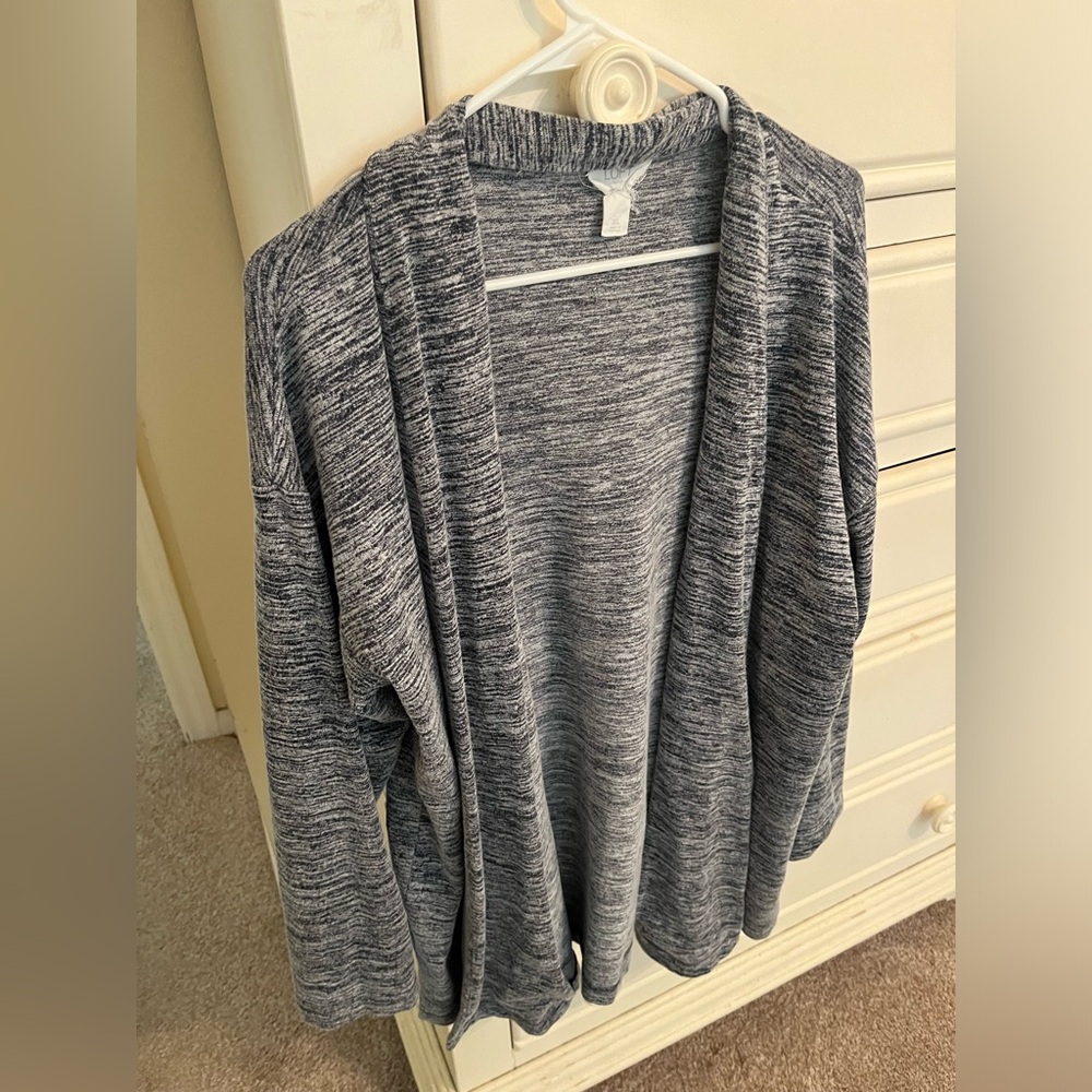 GUC LOFT Lounge Cardigan in Navy Heather XL